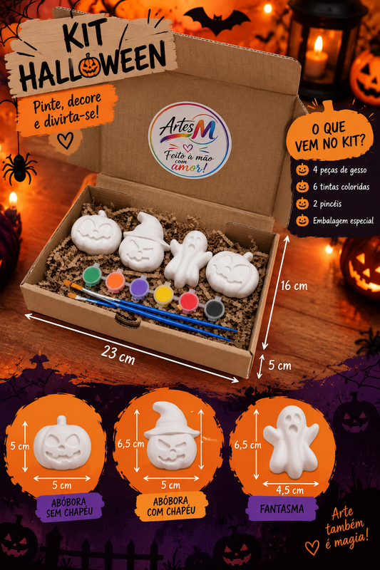 Caixa Criativa Halloween – Abóboras & Fantasmas - Boo👻