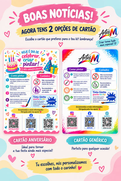 Lembrança de Aniversário Astronauta – Kit para Pintar