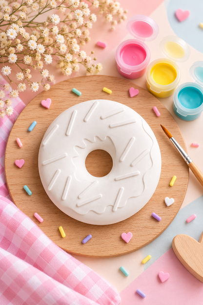Lembrança de Aniversário Donut – Kit Criativo para Pintar
