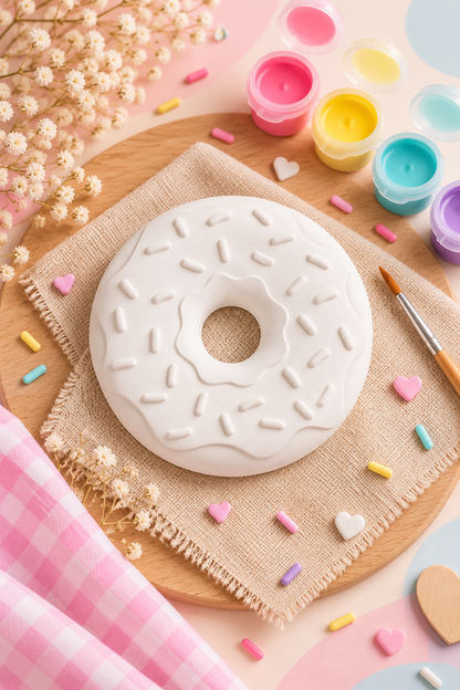 Lembrança de Aniversário Donut – Kit Criativo para Pintar
