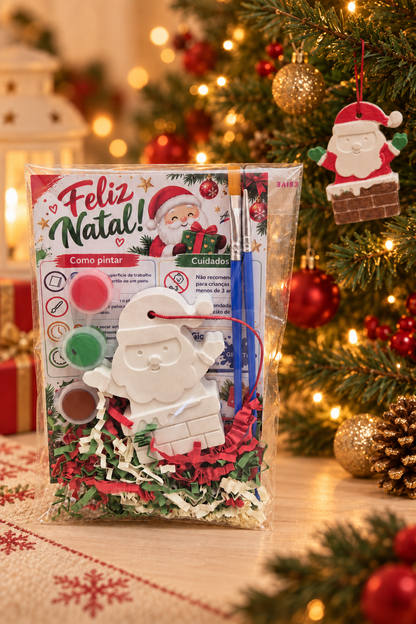 Kit de Natal para Pintar – Pai Natal a Acenar
