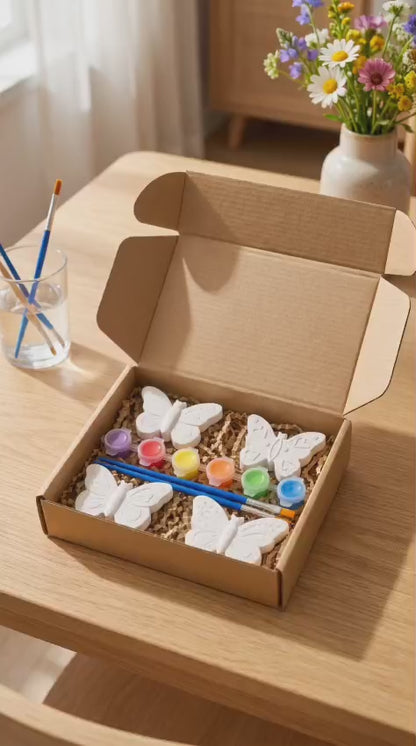 Caixa Criativa Borboletas – Kit Criativo para Pintar