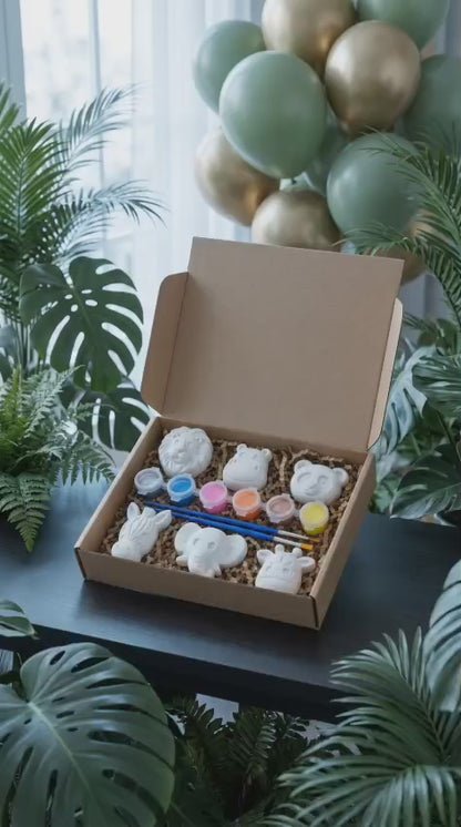 Caixa Criativa Animais – Kit de Pintura para Crianças