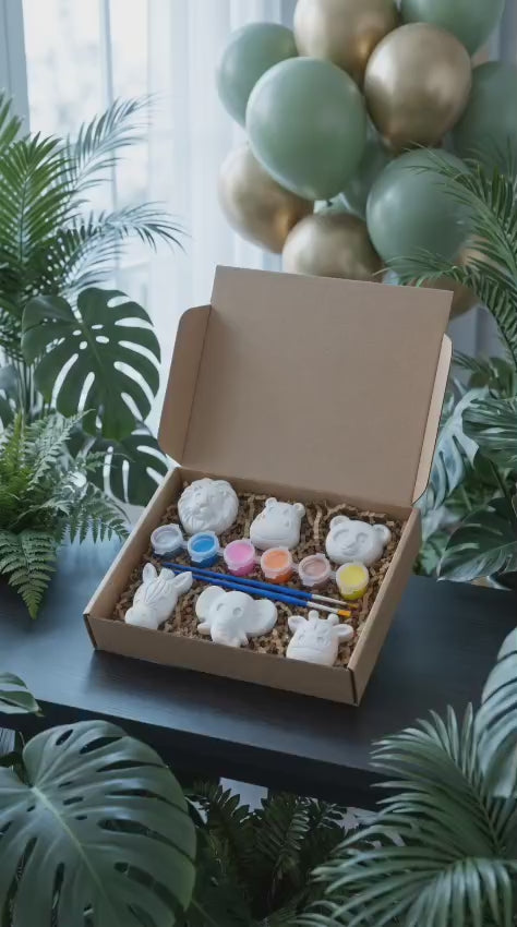 Caixa Criativa Animais – Kit de Pintura para Crianças