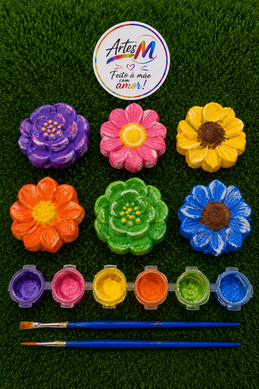 Caixa Criativa Flores – Pintura e Criatividade