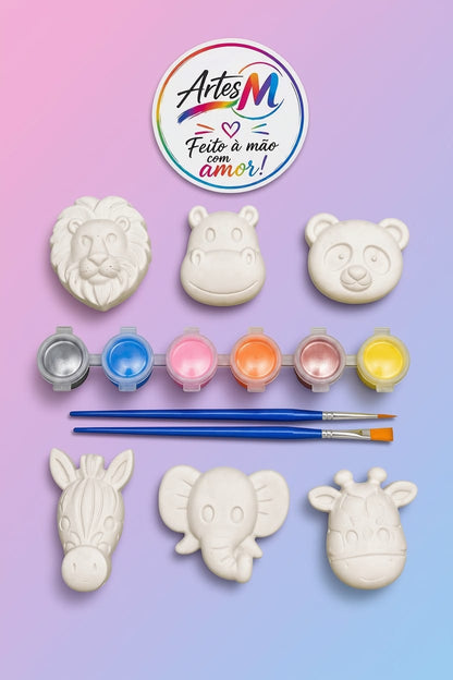 Caixa Criativa Animais – Kit de Pintura para Crianças
