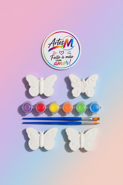 Caixa Criativa Borboletas – Kit Criativo para Pintar